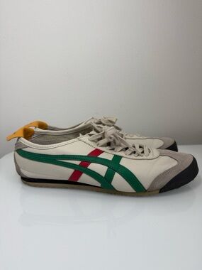 Onitsuka Tiger by ASICS- Mexico 66 - Birch Green/Red/Kale - Men’s Size 11